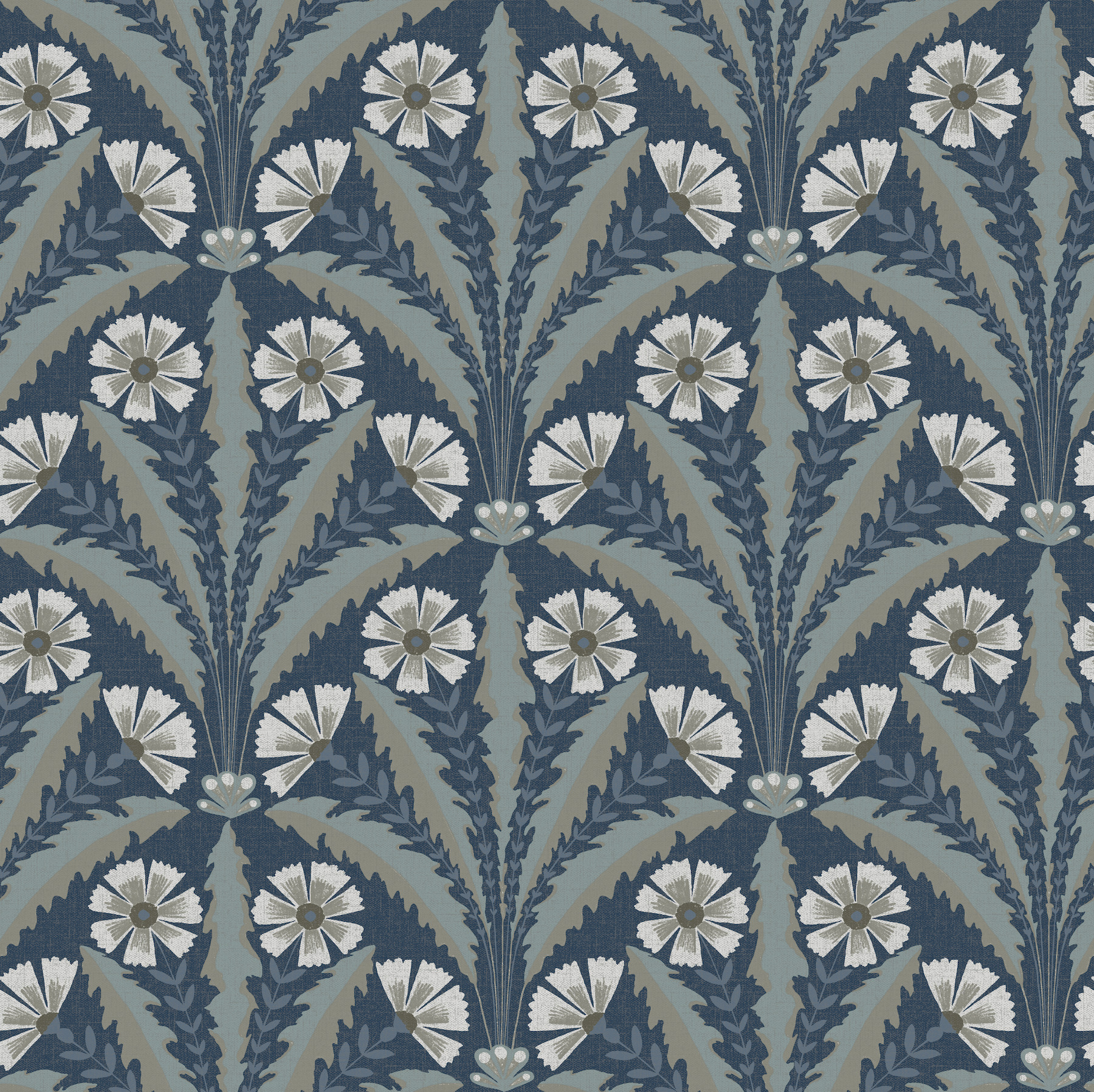 Root Col The Silk and Cotton Company | 4169-27600 Tap Root col Dark Blue