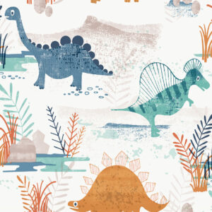 4203-27545 Prehistoric Dino's col Orange